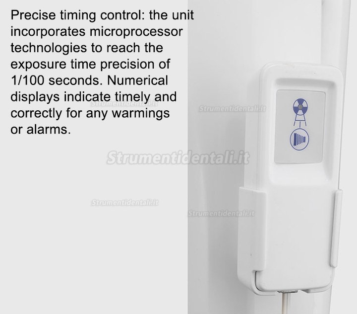 Runyes DC X-Ray Unità radiografico Endorale Digitale Odontoiatrico (Montaggio a parete)